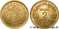 MOROCCO - FRENCH PROTECTORATE Essai de 2 Francs 1942 Paris MS 