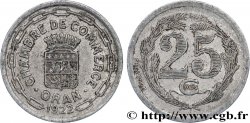 ALGERIA 25 Centimes Chambre de Commerce d’Oran 1922 