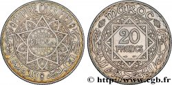 MAROCCO - PROTETTORATO FRANCESE 20 Francs AH 1352 1933 Paris 