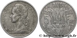 ÎLE DE LA RÉUNION 5 Francs 1955 Paris
