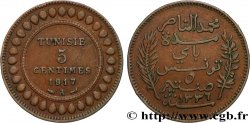 TUNISIA - FRENCH PROTECTORATE 5 Centimes AH1336 1917 Paris