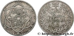 MOROCCO 2 1/2 Dirhams (1/4 Rial) Moulay Hafid I an 1329 1911 Paris