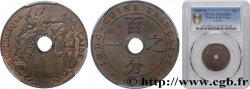 INDOCHINE FRANÇAISE 1 Centième (sapèque) 1909  Paris SPL63 PCGS