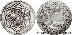 MOROCCO 2 1/2 Dirhams (1/4 Rial) Moulay Hafid I an 1329 1911 Paris
