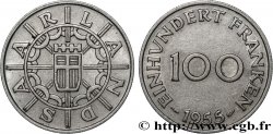 SAARLAND 100 Franken 1955 