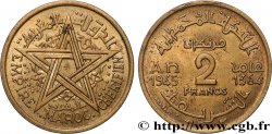 MAROKKO - FRANZÖZISISCH PROTEKTORAT 2 Francs AH 1364 1945 Paris