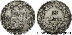 FRENCH INDOCHINA 10 Centièmes 1927 Paris