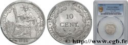 INDOCHINE FRANÇAISE 10 Centièmes 1921 Paris