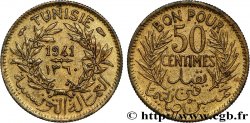 TUNISIA - French protectorate Bon pour 50 Centimes 1941 Paris