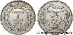 TUNISIA - FRENCH PROTECTORATE 1 Franc AH1326 1908 Paris