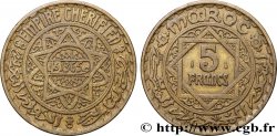 MOROCCO - FRENCH PROTECTORATE 5 Francs AH 1365 1946 Paris
