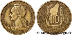 MADAGASCAR - Union française 10 Francs 1953 Paris