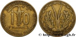 FRANZÖSISCHE WESTAFRIKA - TOGO 10 Francs 1957 Paris