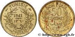 TUNISIA - French protectorate Bon pour 50 Centimes 1941 Paris