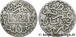 MOROCCO 1/2 Dirham Abdul Aziz I an 1321 1903 Londres