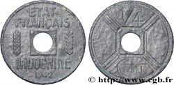 FRENCH INDOCHINA 1/4 Cent 1942 Osaka