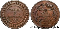 TUNEZ - Protectorado Frances 5 Centimes AH1330 1912 Paris