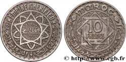 MAROC - PROTECTORAT FRANÇAIS 10 Francs AH 1366 1947 Paris