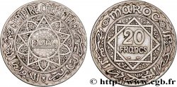 MAROC - PROTECTORAT FRANÇAIS 20 Francs AH 1347 1928 Paris
