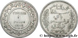 TUNEZ - Protectorado Frances 1 Franc AH1334 1916 Paris
