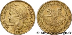 CAMEROUN - TERRITOIRES SOUS MANDAT FRANÇAIS 2 Francs 1924 Paris