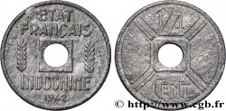 INDOCHINA 1/4 Cent 1942 Osaka