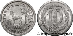 DJIBOUTI 10 Centimes Chambre de Commerce de Djibouti 1921 Paris SPL 