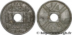 FRENCH INDOCHINA 1/4 Cent 1942 Osaka