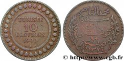 TUNISIA - French protectorate 10 Centimes AH1326 1908 Paris