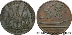 ÎLE DE FRANCE (ÎLE MAURICE) V (5) Cash East India Company 1803 Madras