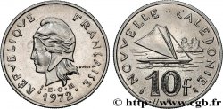 NUEVA CALEDONIA 10 Francs I.E.O.M. 1972 Paris
