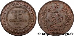 TUNISIA - Protettorato Francese 10 Centimes AH1310 1892 Paris 