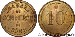 ALGERIA Essai 10 Centimes Chambre de commerce de Bône en lation n.d. Bone AU 
