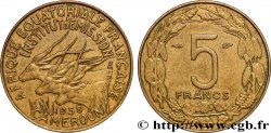AFRICA ECUATORIAL FRANCESA - CAMERUN 5 Francs 1958 Paris