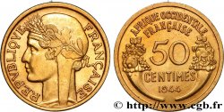 FRENCH WEST AFRICA 50 Centimes Morlon 1944 Londres