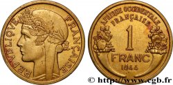 AFRIQUE OCCIDENTALE FRANÇAISE 1 Franc Morlon 1944 