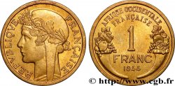 AFRICA OCCIDENTALE FRANCESA  1 Franc Morlon 1944 Londres 