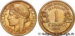 FRENCH WEST AFRICA 1 Franc Morlon 1944 Londres