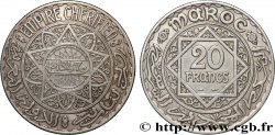 MAROCCO - PROTETTORATO FRANCESE 20 Francs AH 1347 1928 Paris 