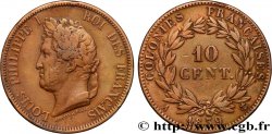 FRENCH COLONIES - Louis-Philippe for Guadeloupe 10 Centimes Louis-Philippe 1839 Paris