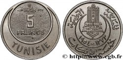 TUNISIA - FRENCH PROTECTORATE 5 Francs AH1373 1954 Paris