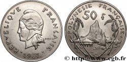 FRENCH POLYNESIA 50 Francs Marianne / paysage polynésien 1967 Paris