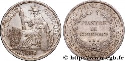 INDOCHINE FRANÇAISE 1 Piastre de Commerce 1887 Paris TTB/TTB+ 