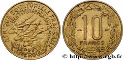 AFRIQUE ÉQUATORIALE FRANÇAISE - CAMEROUN 10 Francs 1958 Paris