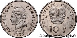 FRANZÖSISCHE-POLYNESIEN 10 Francs I.E.O.M. 1973 Paris