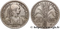 INDOCHINE FRANÇAISE 20 Centièmes 1939 Paris