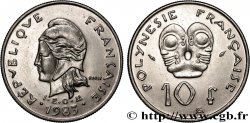 FRENCH POLYNESIA 10 Francs I.E.O.M. 1983 Paris