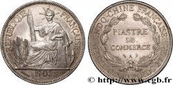 INDOCHINE FRANÇAISE 1 Piastre de Commerce 1903 Paris TTB+ 