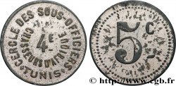 TUNISIA - French protectorate 5 Centimes - Cercle des sous-officiers n.d. 