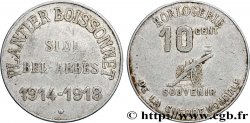 ALGÉRIE 10 Centimes Horlogerie Plantier Boissonnet  1918 Sidi-Bel-Abbès